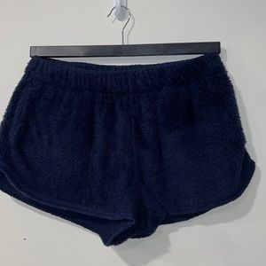 Aerie Medium Fuzzy Sleep Shorts